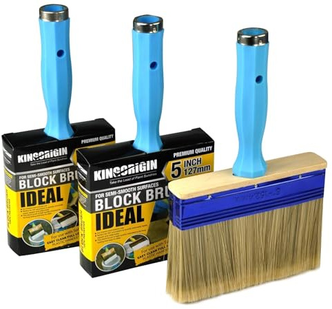 3 delar (4,5,6 cm) kraftiga professionella tapetborstar fläckborste tapetborstar emulsionsborste, färgborstar, dubbel tjock 3 cm, staketborste, färgborste för väggar, verktyg
