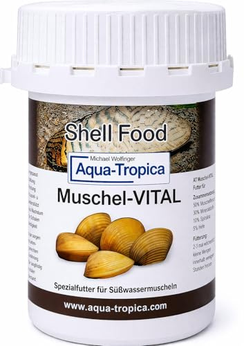 Aqua-Tropica Muschel-VITAL - Futter für alle Süßwassermuscheln, 40 g