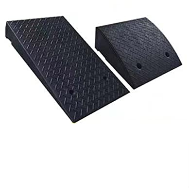 YSUEFIJO Bordsteinrampe Gummi, Vollgummi Türschwellenrampe, rutschfeste Auto Rampe, Schwellenrampe für Rollstuhl, Auffahrrampen Gummi Bordsteinrampe Auto, für Auto, Rollstuhl, Wohnmobil