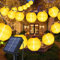 Guirnaldas Luces Exterior Solares 6M 20LED Farolillos Solares Exterior, Cadena de Luces Linternas Impermeable Luces Solares Led Exterior Jardin, Decoración de Navidad Halloween Fiestas Boda Jardín
