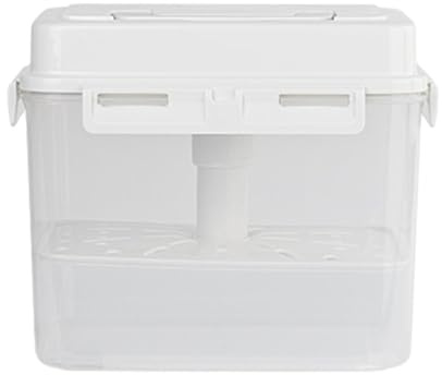 Qianly Kimchi Press Ferment Storage Container Sauerkraut Portable and Handle Food Storage Container for Camping Refrigerator Fridge, 5L Pickle Jar