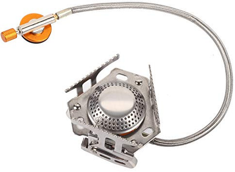 Folding Gas Stove Portable Outdoor Picnic Gas Burner Mini Metal Stove Gas Cooking Burner Higher Safety for Backpacking Camping Hiking 3500W