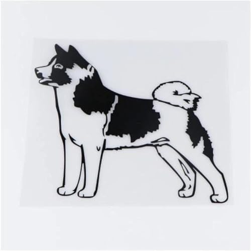 SANTPOT Autoaufkleber Und Abziehbilder, 16,7 X 15,1 cm, Cartoon-lustiges Tier, Vinyl-Aufkleber, Dekor, Autoaufkleber, Schöner Hund (2 Stück)