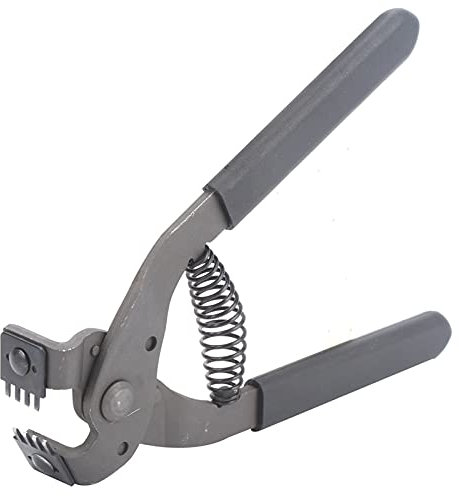 Pinza per Punzonatura 4 Mm, Tenuta a Mano, Silenziosa, a 4 Punte, per Fori Artigianali in Pelle, per Cinture, Selle, Pratica, Punzonatura rapida.