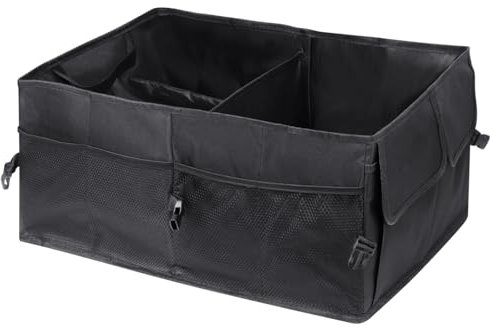 MIHURO Car Boot Organiser - Multifunctional Anti Slip Car Boot Tidy Storage,Foldable Multi-Compartment Organiser, Durable Auto Trunk Tidy Bag Automobile,Large Volume for SUV Truck Van Lorry