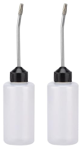 Plastik Öler, Ölkanne, Ölspritzkanne, Öler aus Kunststoff, Öl-Flaschenöler 120ML, Nähmaschine Ölflasche, Kunststoff Nähmaschinenöler, Öler Betankungs, für die Wartung von Heimwerker und Nähmaschinen