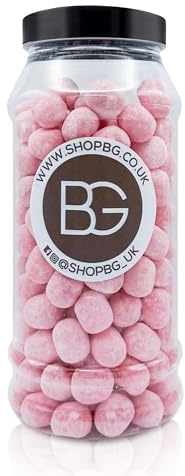 BG Quality Pick & Mix Sweet Jars | Re-Sealable Sweeties Jar Retro Candy - Choose Your Sweets (Strawberry Bonbons (600g))