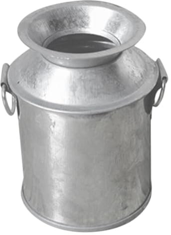 Balacoo Vase Métal Rustique pour Fleurs Petit Pot Décoratif Vintage Fer Accessoire De Jardinage Miniature pour Centres De Table Et Décoration Intérieure Farmhouse