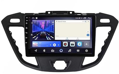 GEBBEM for Ford Transit 2013-2018, Android 11 9 Inch Car Stereo,GPS Navigation Bluetooth Support 4G Wifi,Mirror Link,Unit In-Dash Car Radio Video Multimedia Player,Plug and Play,T5