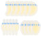 15 Piezas Apósitos Para Ampollas, Invisible Hydrocolloid Gel Blister Bandages, Parches Prevención De Ampollas En Pies, Dedos y Talones