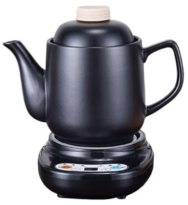 XYUERU Bollitore Elettrico in Ceramica, teiera Multifunzione for Uso Domestico, bollitore Elettrico Automatico for Erbe, for tè, zuppa, Farina d'avena
