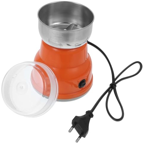 ABOOFAN Macina Caffè Elettrico Domestico per Chicchi e Materiali Medicinali con Design Unico in Pp per Uso Casalingo e Macinatura Precisa