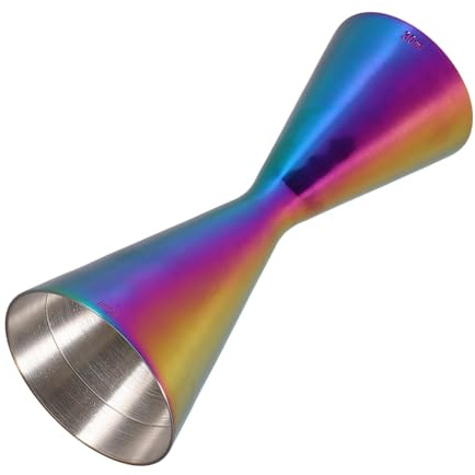STOBAZA Misurino Cocktail Acciaio Inossidabile Doppio Colori Luminosi Strumento Preciso Per Bartender e Bar Casalingo Dosatore Robusto e Facile Da Pulire