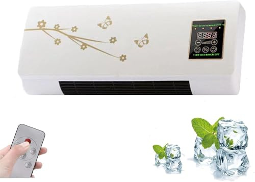 Mini Aire Acondicionado Dividido sin conductos 2 en 1 frío/Calor, Unidad de Aire Acondicionado montada en la Pared con Control Remoto, Bomba portátil súper silenciosa y de bajo Ruido for el hogar