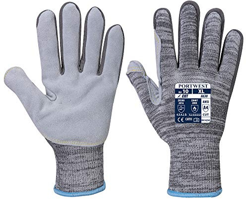 Portwest Razor-Lite handske, storlek: M, Färg: Grå, A630G7RM