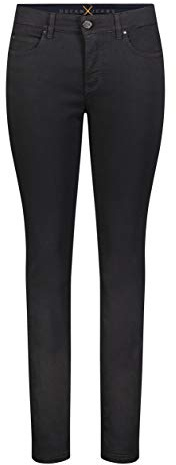 Mac - Damen 5-Pocket Jeans, Dream Skinny - Dream Denim - 5402-90-0355L, Größe:W38, Länge:L34, Farbe:Black Black (D999)