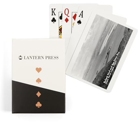 Lantern Press San Diego, CA View of Ballast Point and Bay Photograph, 52 Playing Cards for Adults, Poker Size Card Deck