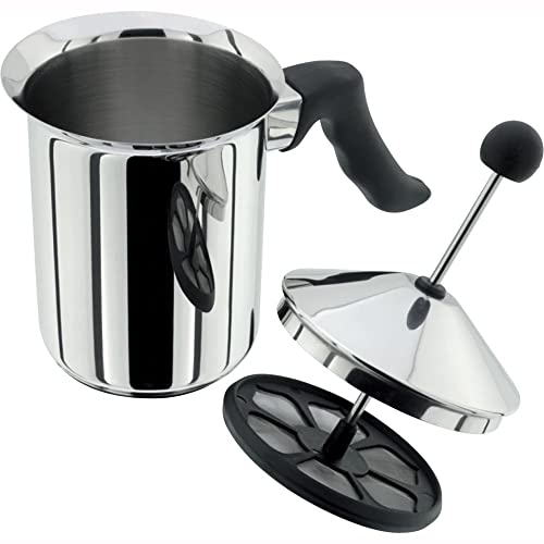 Judge Milk Frother/Sauce Pot Jug, 18/10 Stainless Steel, Induction Ready, Stay Cool Handle, Dishwasher Safe, 800ml