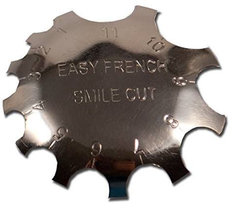Edge Trimmer Smile Line Schablone French Acryl Modellage 1er Pack