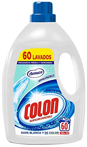 Colon Detergente Líquido para Ropa Fragancia Nenuco - 60 Lavados