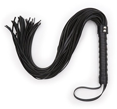 chenyesun Gerte Reitpeitschen Reitgerten Leder Slave Flogger Peitsche , Erotische Spanking Whips Sex Spielzeug ,Schwarz