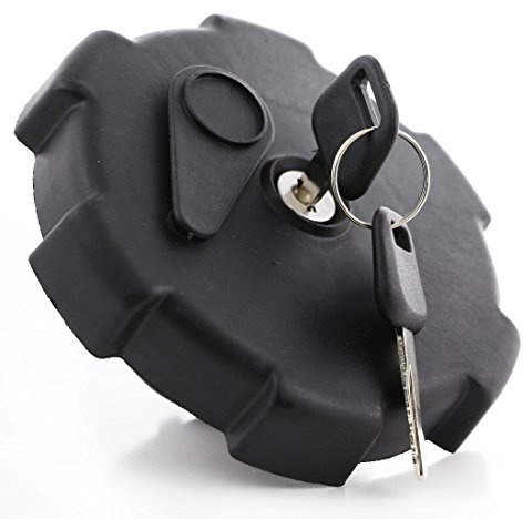 Nytt svart låst tanklock 80 mm för lastbil med 2 nycklar