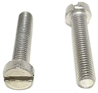 M5-.80 x 25 Stainless Steel Slotted Cheese Head Machine Screw DIN84 A2 M5x25 (25 Pieces)