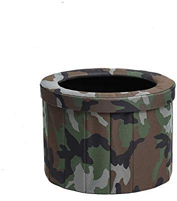 J-ouuo Tragbare, zusammenklappbare Auto-Toilette, mobiles Notfall-WC, geeignet Outdoor-Notfall, Camping und Schlafen, Autoreisen