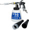 BRILLIANT TOOL Druckluft Reinigungspistole BT160300 1L I Reinigungspistole Druckluft mit gebogenem Metallrohr im Auslasstrichter I Mit Absperrhahn