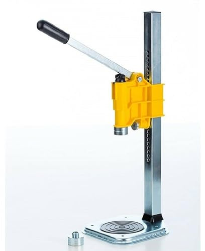 DIAH DO IT AT HOME Professional Bench Beer Bottle Capper - Heavy Duty Table Capping Machine with Adjustable Height & Interchangeable Heads (26mm & 29mm) - DIY Homebrew Beer & Cider Bottling Tool