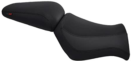 Funda de asiento compatible con Yamaha MT-03 2006-2014 color negro (B)