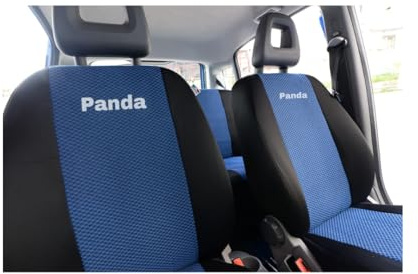 Sitzbezüge aus Stoff, kompatibel mit Fiat Panda 2003>2011 II Serie Komplettset 100% Made in Italy
