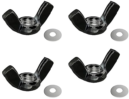 EMART Backdrop Stand Replacrment Butterfly Wing Nuts Parts, Screw Caps for 3/8 Top Extra Background Tripod - 4 Pack