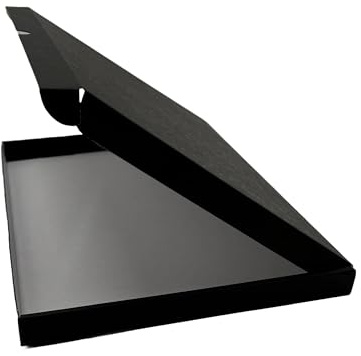 C4 A4 Postal Pip Boxes - Large Letter, Generic Shipping, Cardboard, Flat Pack & Small Gift Boxes - Size 32.6cm x 22.7cm x 2cm - Pack of 25 (Black)