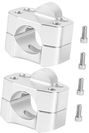 Mobestech Adaptateur De Serrage Élévateur Facile À Installer De 7/8 Po À 1 1/8 Po pour Supports De Guidon Gris pour