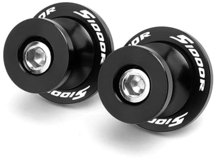 Montageständer Schwingen Für S1000R S1000RR 2009-2022 2023 S 1000 R RR Motorrad 8 MM Schwinge Ständer Schraube Schwinge Spulen Slider(S1000R Black)