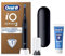 Oral-B Spazzolino Elettrico Ricaricabile iO 2 Nero, 1 Spazzolino Elettrico, 1 Testina Di Ricambio, Custodia Da Viaggio, Supporto per testine + 1 Dentifricio Oral-B Pro, Pulizia Denti Efficace