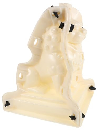 HAPINARY stampo decorativo in gesso stampo per colonna da balcone figure in cemento di gesso-cemento stampe in cemento per animali White