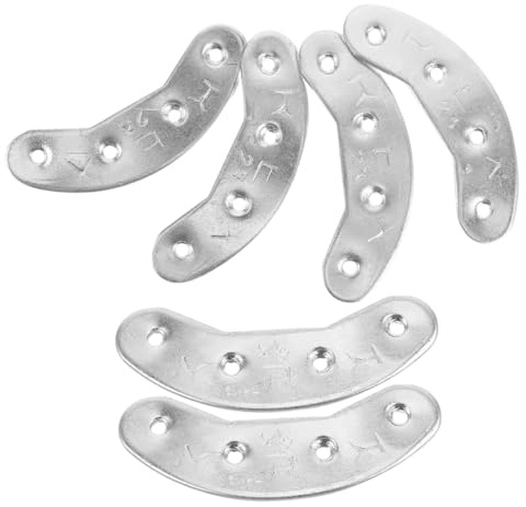 Holibanna Protector Metálico para Tacón de Zapatos Hombre 3 Pares de Placas de Hierro para Suelas, Reparación Durable y Comodidad Mejorada para Uso en Exteriores y Calles