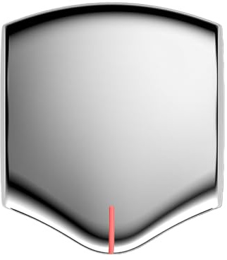 BESTXH Asciugamani Elettrico Compatto, Asciugamani Elettrico Automatico Ad Alta velocità A Risparmio Energetico, Asciugamani Elettrico Completamente Automatico in Acciaio Inox,Stainless Steel