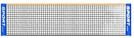 Professionelles Badminton-Netz, tragbar, zusammenklappbar, Standard-Volleyball-Tennisnetze, Mehrzweck-Mesh-Netz for drinnen und draußen für Sport(6.0M)