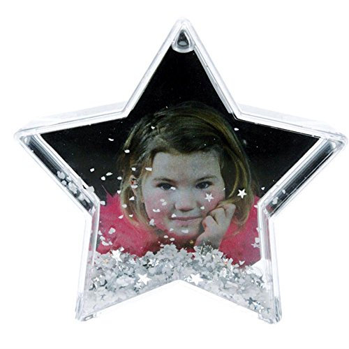Dorr Star Shaped Snow Globe Photo Frame