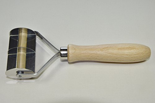 Elettro Center Art.17 Tagliapasta Liscio 8 Quadri al Giro, Acciaio Inossidabile, Marrone