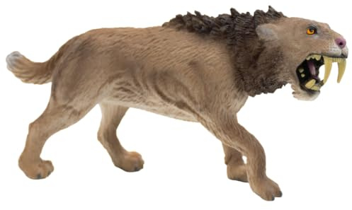 Bullyland Säbelzahntiger detailgetreue Spielfigur, 11,2 cm, 58375 | Spielzeug Figur, Dekoration, Geschenk für Kinder ab 3 Jahren, für Sammler und Steinzeit Fans
