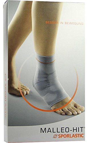 MALLEO-HIT Sprunggelenkbandage Gr.4 schwarz 07074 1 St