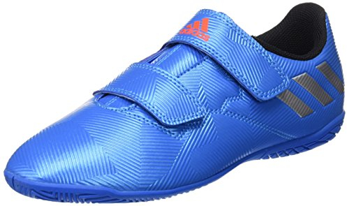 Adidas Messi 16.4 In H&L Fußballschuhe, Blau (Shock Blue/Matte Silver/core Black), 38 EU