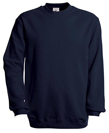 B&C set i herrtröja pullover med rund urringning