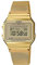 Casio Unisex 36.00mm Quartz Watch with LCD Digital dial and Gold Mesh Bracelet Strap A700WEMG-9AEF