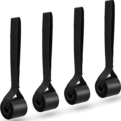4 Piezas Bandas de Resistencia Elastica Fitness Anclaje de Puerta Correa de Entrenamiento de Ejercicio de Espuma Anclaje de Puerta de Cable sobre Puerta para Entrenamiento