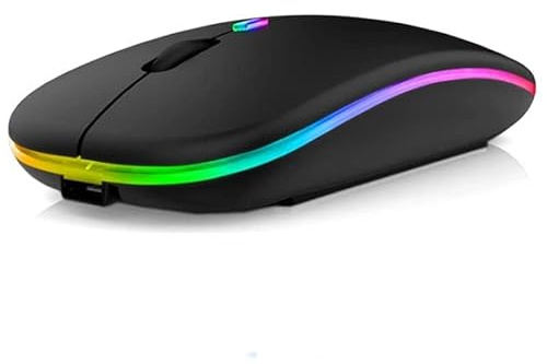 Ziyan PC USB Maus Kabellos 2.4Ghz Bluetooth Mouse aufladbar Notebook Laptop Funkmaus Mäuse